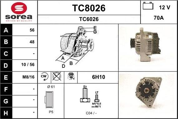 SNRA TC8026 - Ģenerators ps1.lv