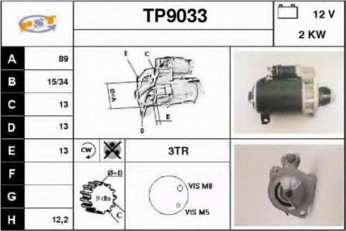 SNRA TP9033 - Starteris ps1.lv