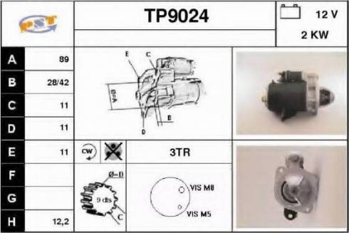 SNRA TP9024 - Starteris ps1.lv