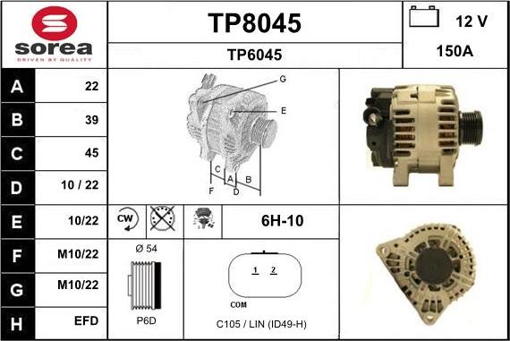 SNRA TP8045 - Ģenerators ps1.lv