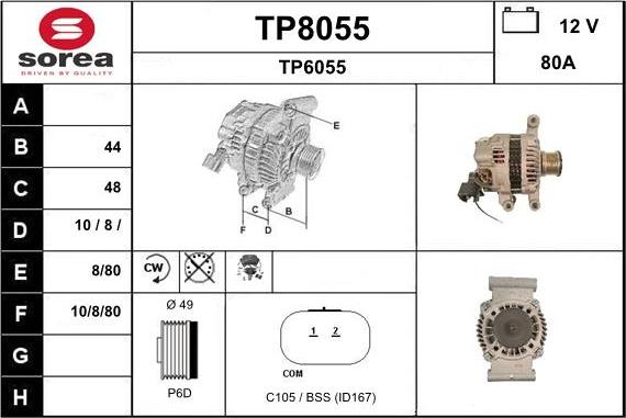 SNRA TP8055 - Ģenerators ps1.lv