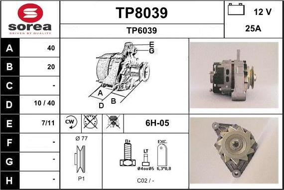 SNRA TP8039 - Ģenerators ps1.lv