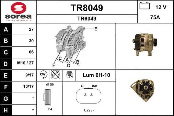 SNRA TR8049 - Ģenerators ps1.lv