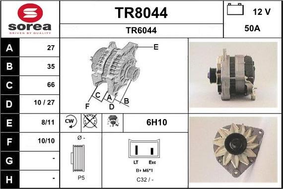 SNRA TR8044 - Ģenerators ps1.lv