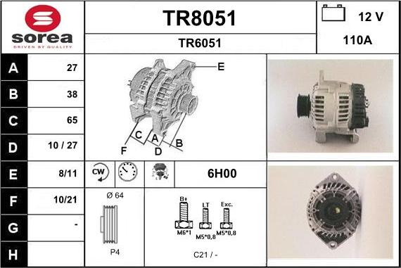 SNRA TR8051 - Ģenerators ps1.lv