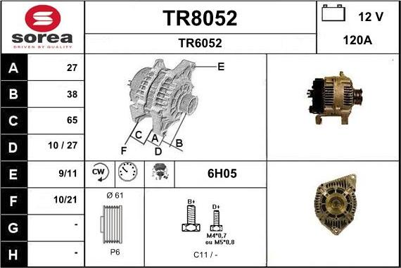 SNRA TR8052 - Ģenerators ps1.lv