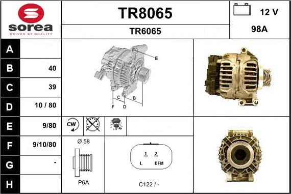 SNRA TR8065 - Ģenerators ps1.lv