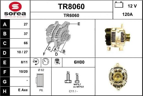 SNRA TR8060 - Ģenerators ps1.lv