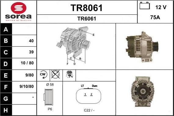 SNRA TR8061 - Ģenerators ps1.lv