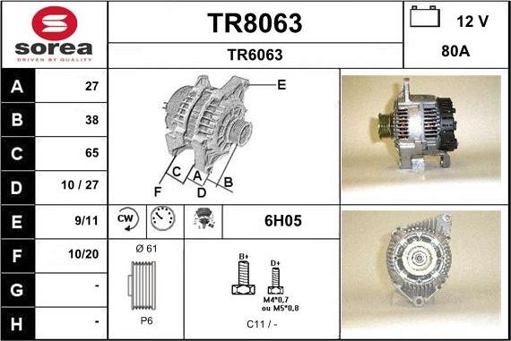 SNRA TR8063 - Ģenerators ps1.lv