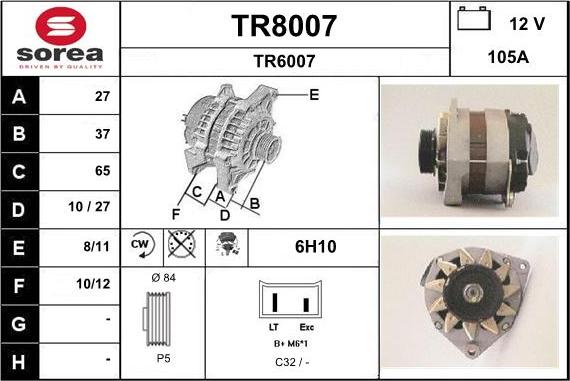 SNRA TR8007 - Ģenerators ps1.lv