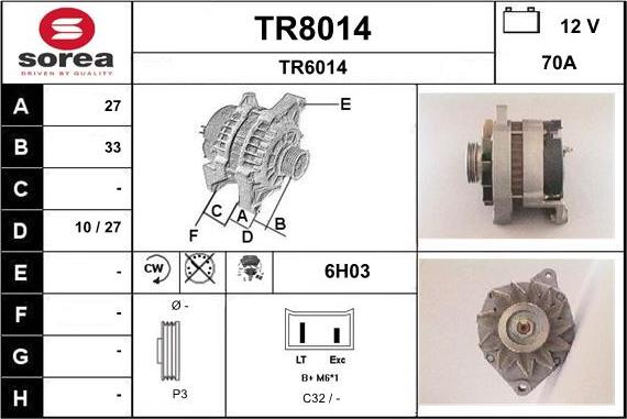 SNRA TR8014 - Ģenerators ps1.lv