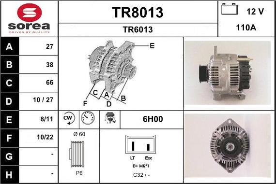 SNRA TR8013 - Ģenerators ps1.lv