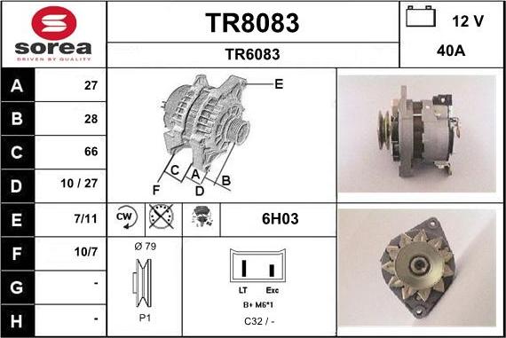 SNRA TR8083 - Ģenerators ps1.lv