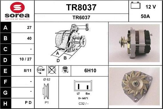 SNRA TR8037 - Ģenerators ps1.lv