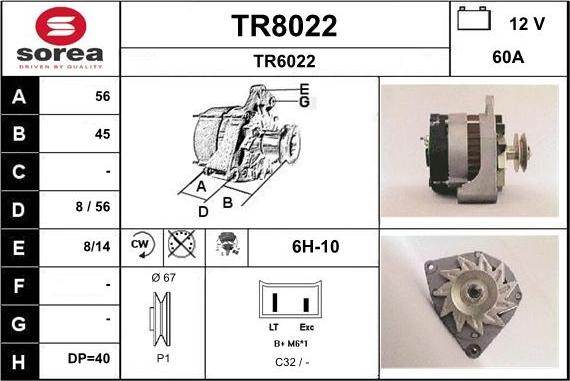 SNRA TR8022 - Ģenerators ps1.lv