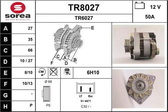 SNRA TR8027 - Ģenerators ps1.lv