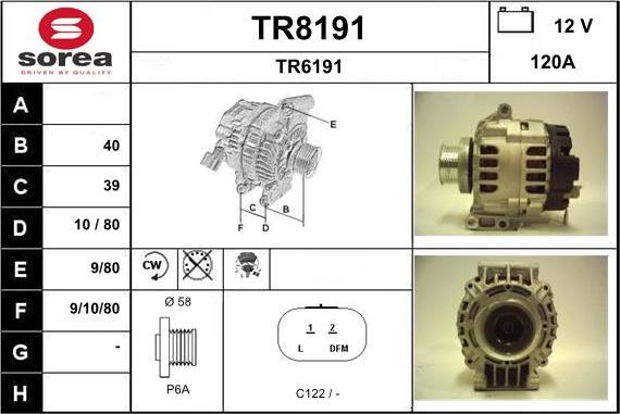 SNRA TR8191 - Ģenerators ps1.lv