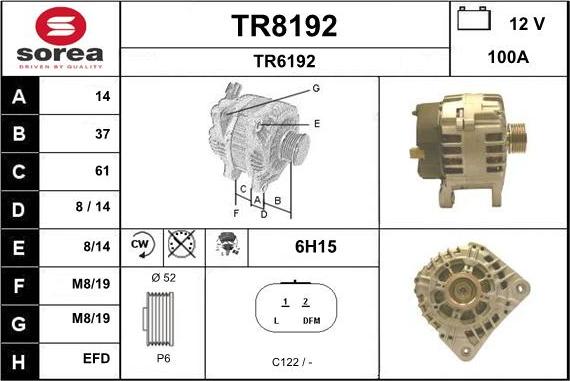 SNRA TR8192 - Ģenerators ps1.lv