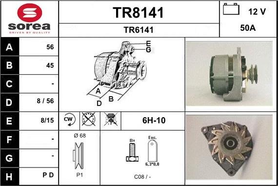 SNRA TR8141 - Ģenerators ps1.lv