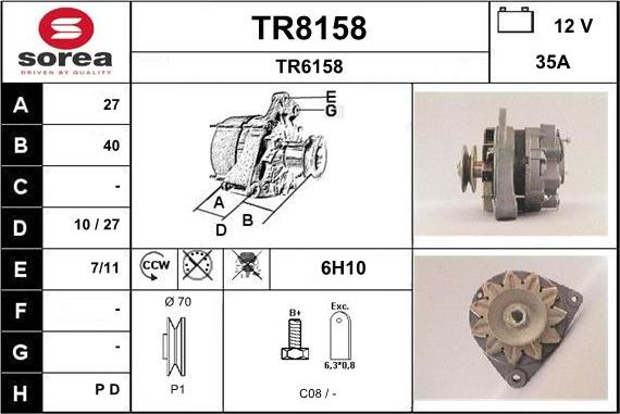 SNRA TR8158 - Ģenerators ps1.lv