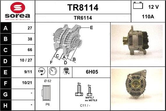 SNRA TR8114 - Ģenerators ps1.lv