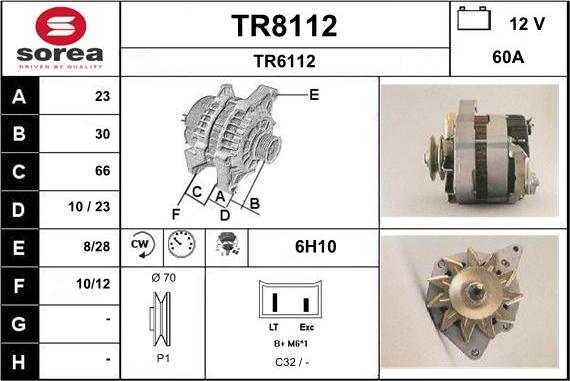 SNRA TR8112 - Ģenerators ps1.lv