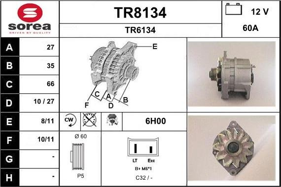 SNRA TR8134 - Ģenerators ps1.lv