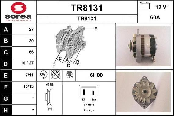 SNRA TR8131 - Ģenerators ps1.lv