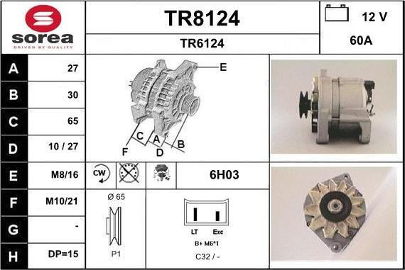 SNRA TR8124 - Ģenerators ps1.lv