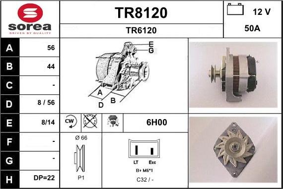 SNRA TR8120 - Ģenerators ps1.lv