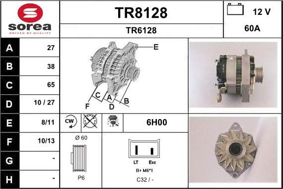 SNRA TR8128 - Ģenerators ps1.lv