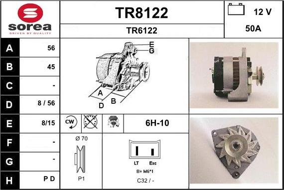 SNRA TR8122 - Ģenerators ps1.lv