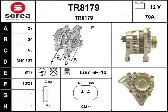 SNRA TR8179 - Ģenerators ps1.lv