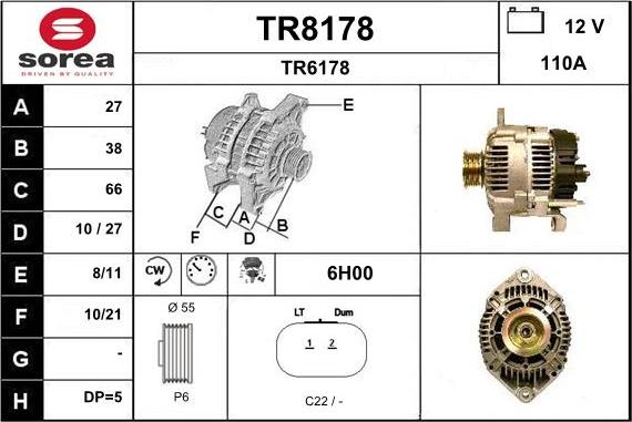 SNRA TR8178 - Ģenerators ps1.lv