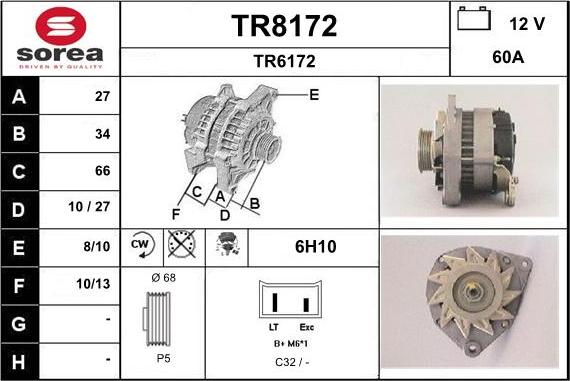 SNRA TR8172 - Ģenerators ps1.lv