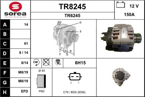 SNRA TR8245 - Ģenerators ps1.lv