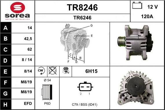 SNRA TR8246 - Ģenerators ps1.lv