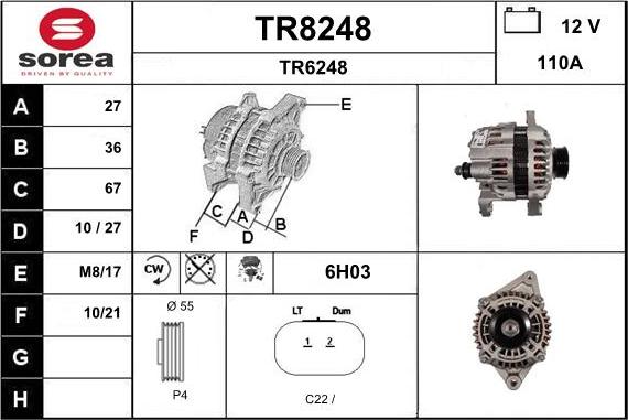 SNRA TR8248 - Ģenerators ps1.lv