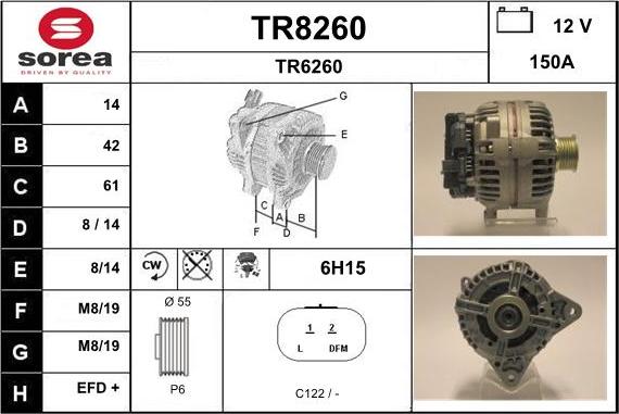 SNRA TR8260 - Ģenerators ps1.lv