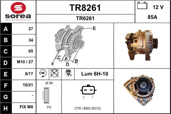 SNRA TR8261 - Ģenerators ps1.lv