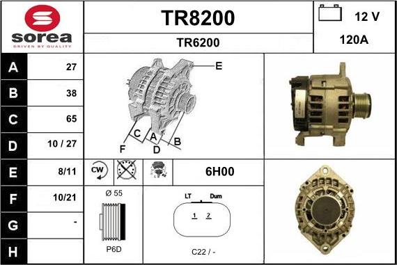 SNRA TR8200 - Ģenerators ps1.lv