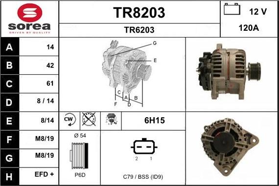 SNRA TR8203 - Ģenerators ps1.lv