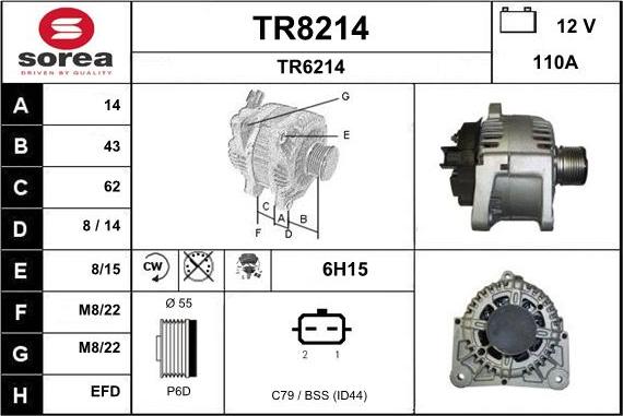 SNRA TR8214 - Ģenerators ps1.lv