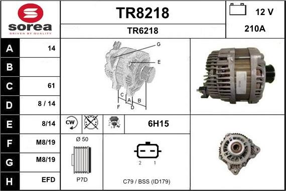 SNRA TR8218 - Ģenerators ps1.lv