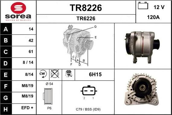 SNRA TR8226 - Ģenerators ps1.lv