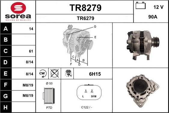 SNRA TR8279 - Ģenerators ps1.lv