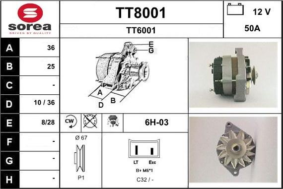 SNRA TT8001 - Ģenerators ps1.lv