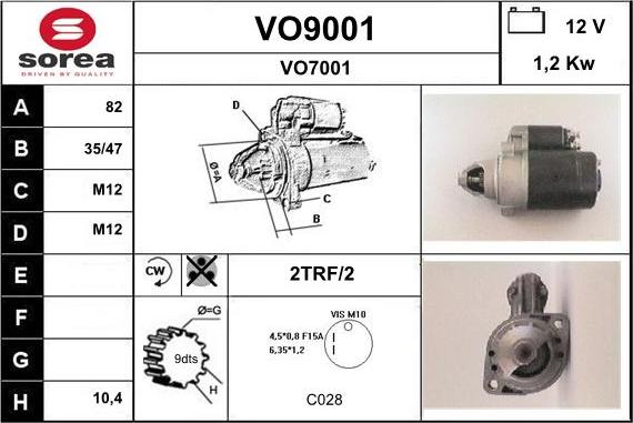 SNRA VO9001 - Starteris ps1.lv