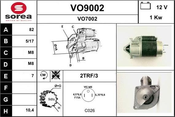 SNRA VO9002 - Starteris ps1.lv